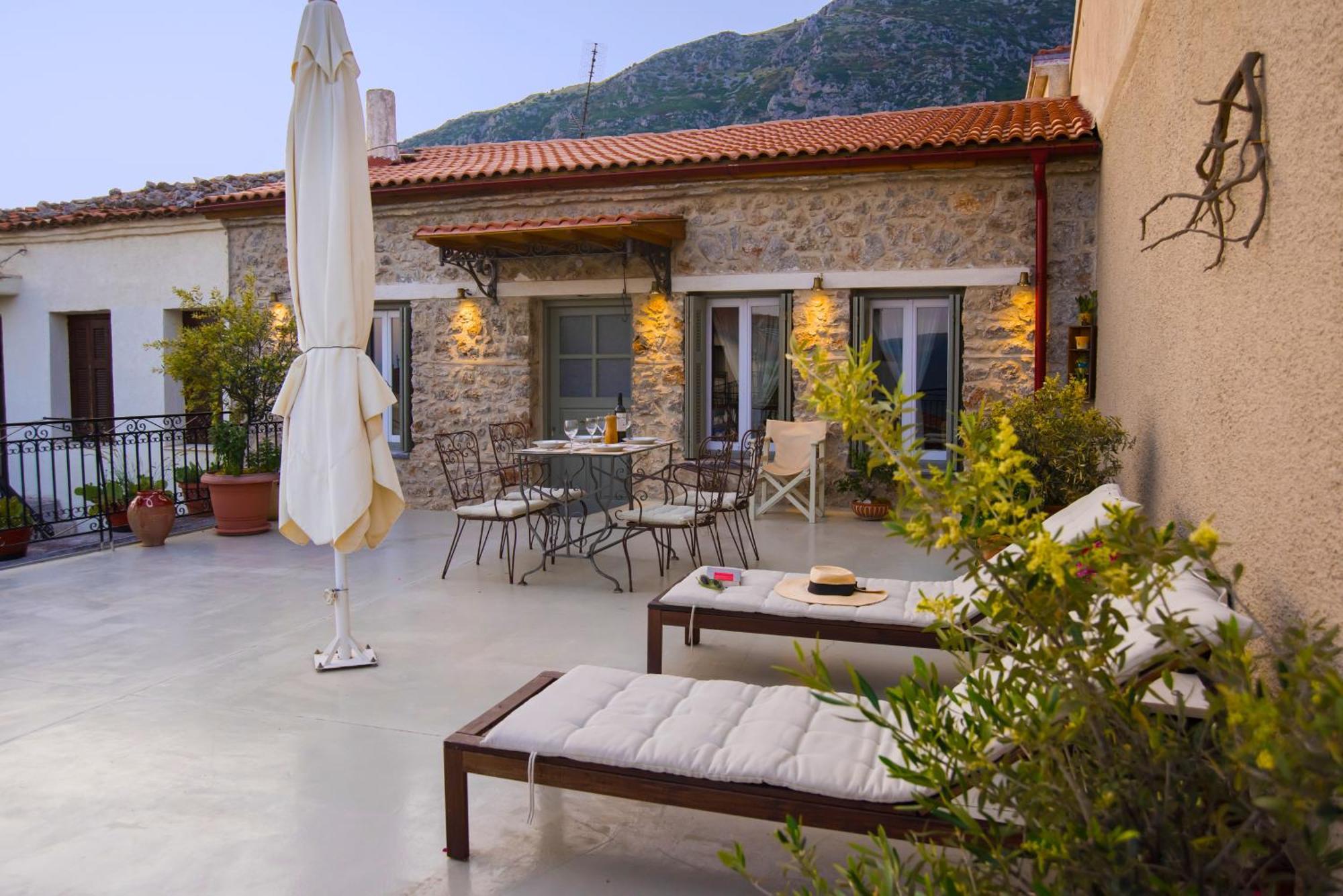 Guesthouse Simou With View 3 Bedrooms Aráhova Kültér fotó